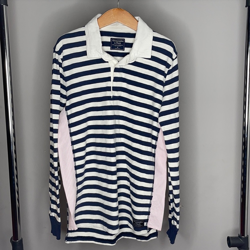 Abercrombie & Fitch, Medium, Navy Stripe